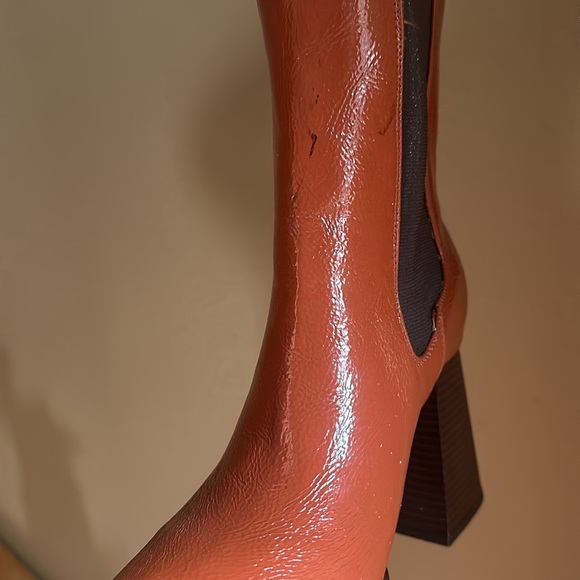 Circus NY Stace Platform Patent Boot in Toffee - Picture 6 of 6